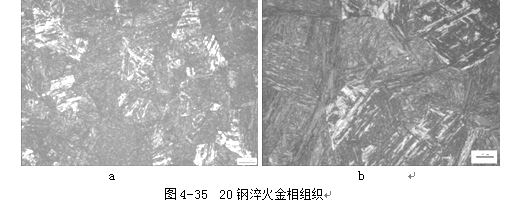 20钢淬火金属试验