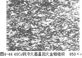 说明:gcr15钢  正常淬火回火状态  回火马氏体,未溶碳化物颗粒及残余